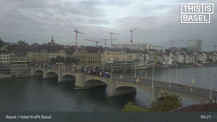 Archiv Foto Webcam Basel, Hotel Krafft