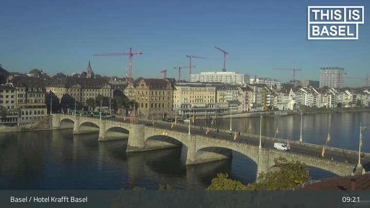 Archiv Foto Webcam Basel, Hotel Krafft