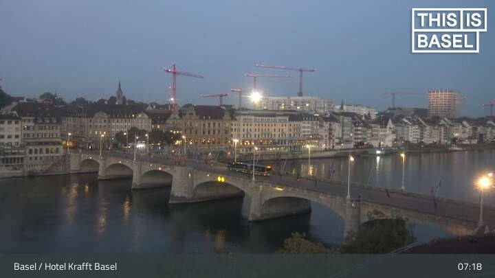 Archiv Foto Webcam Basel, Hotel Krafft