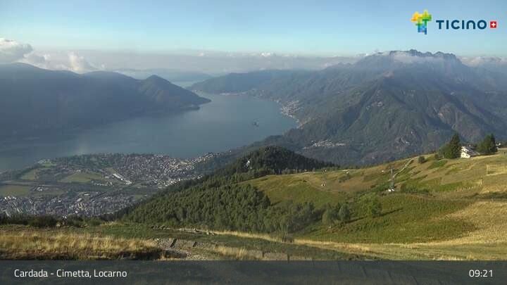 Archived image Webcam Minusio - Cimetta