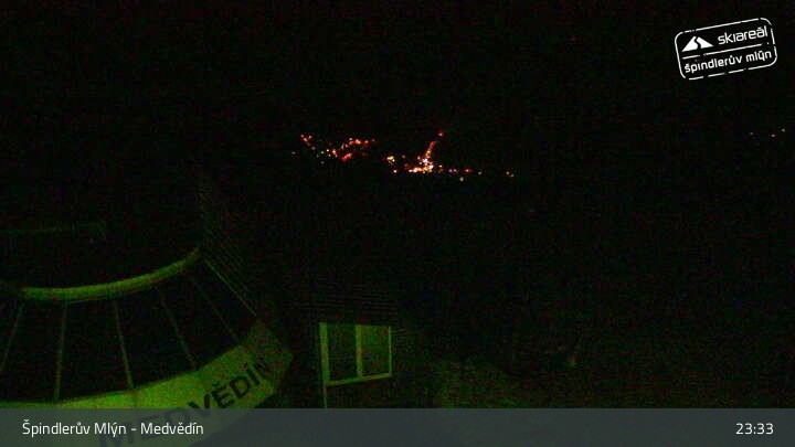Archived image Webcam Špindlerův Mlýn - Medvědín