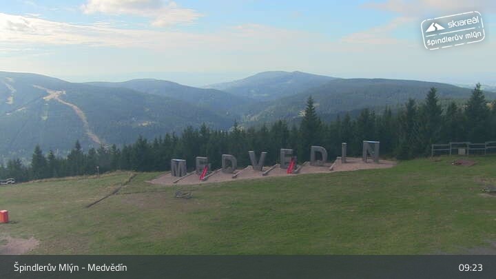 Archiv Foto Webcam Špindlerův Mlýn - Medvědín