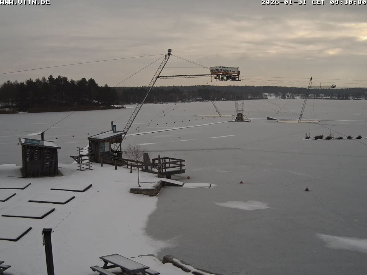 Archiv Foto Webcam Wakeboard- und Wasserskianlage am Steinberger See