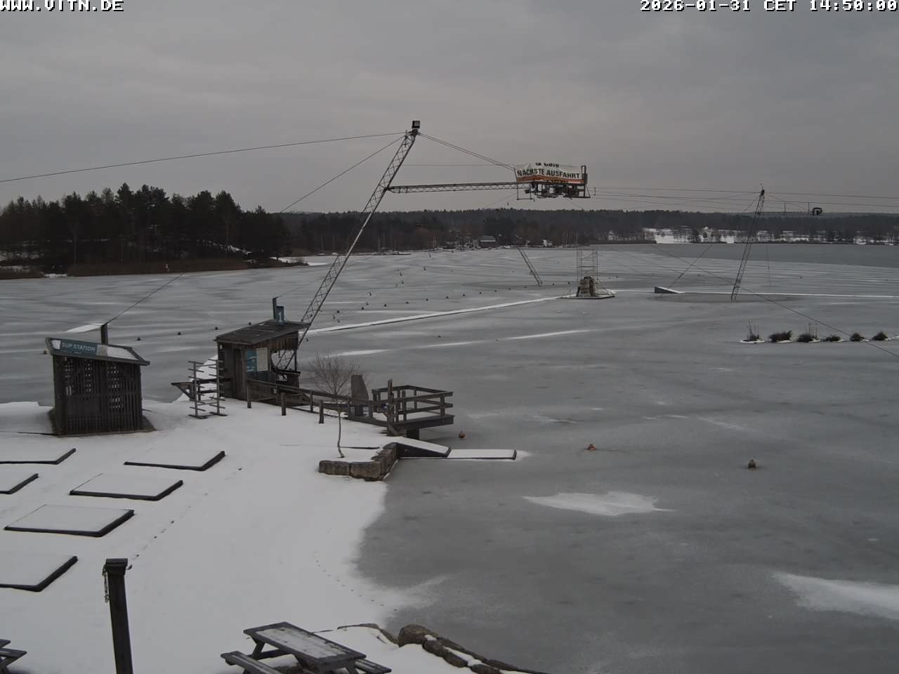 Archiv Foto Webcam Wakeboard- und Wasserskianlage am Steinberger See