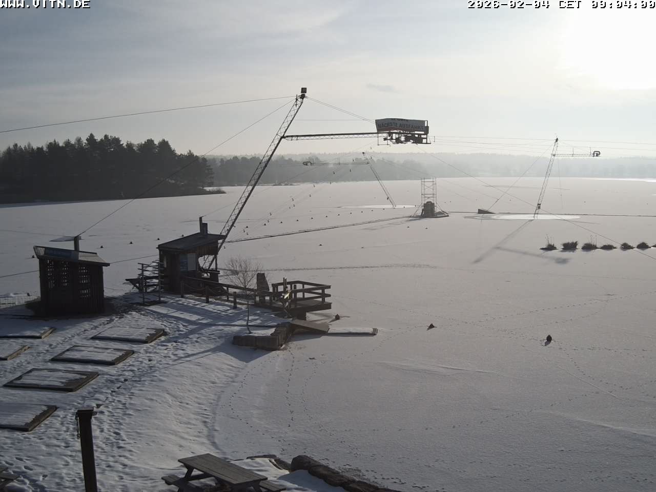 Archiv Foto Webcam Wakeboard- und Wasserskianlage am Steinberger See