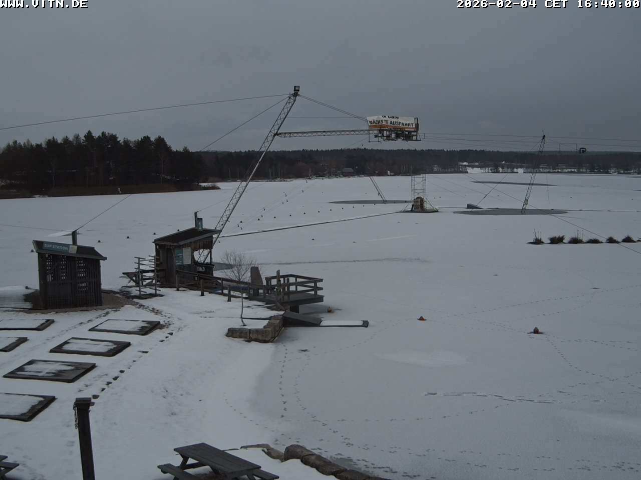Archiv Foto Webcam Wakeboard- und Wasserskianlage am Steinberger See