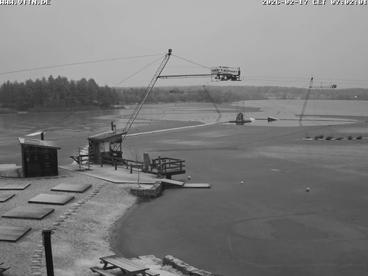 Archiv Foto Webcam Wakeboard- und Wasserskianlage am Steinberger See