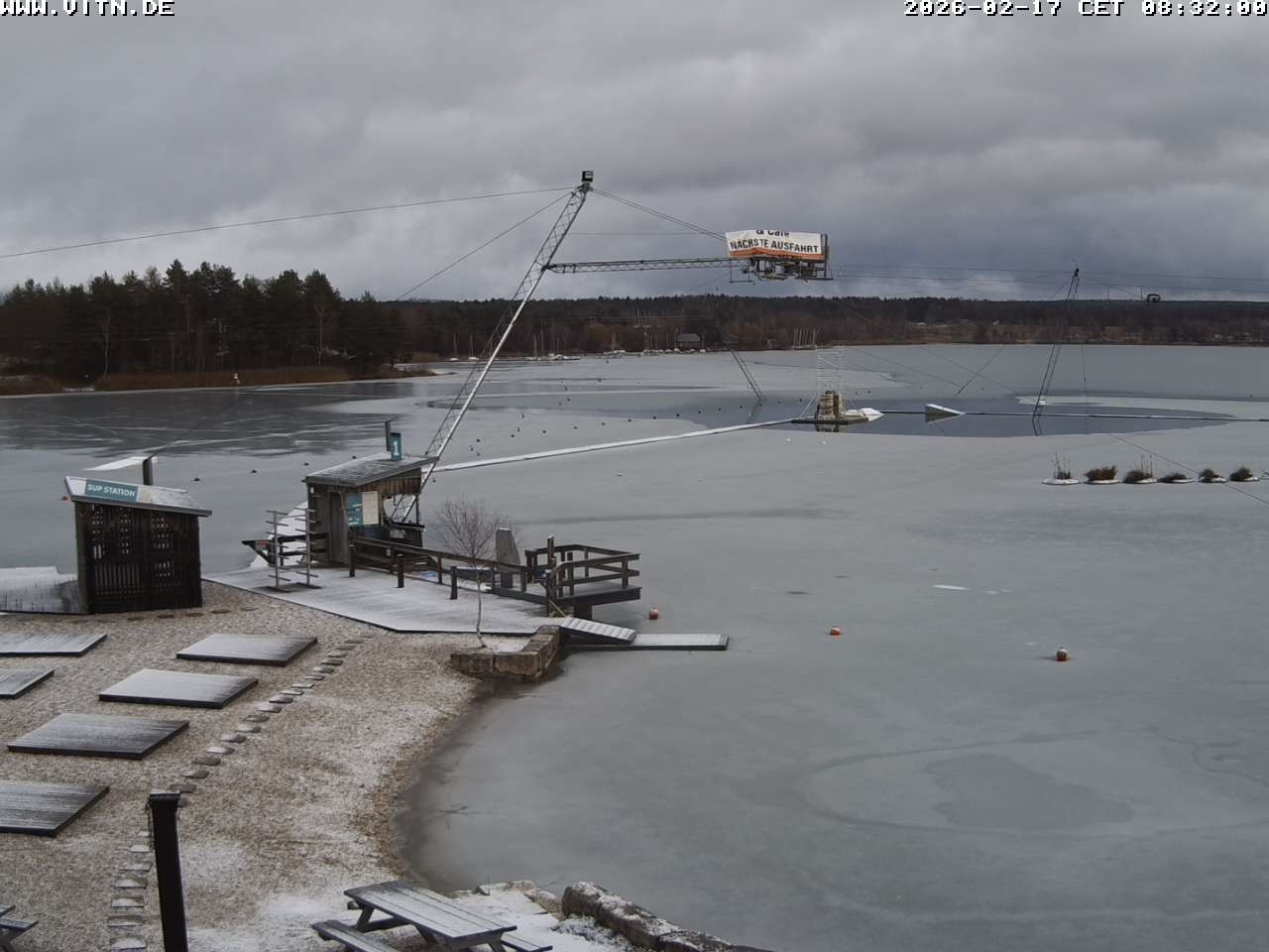 Archiv Foto Webcam Wakeboard- und Wasserskianlage am Steinberger See