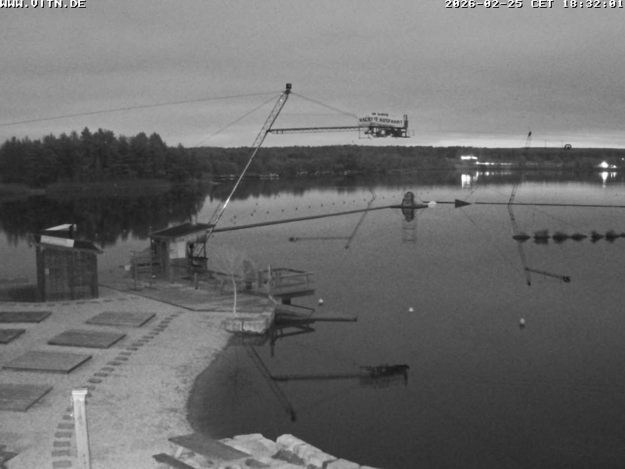 Archiv Foto Webcam Wakeboard- und Wasserskianlage am Steinberger See