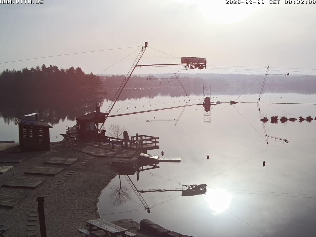 Archiv Foto Webcam Wakeboard- und Wasserskianlage am Steinberger See