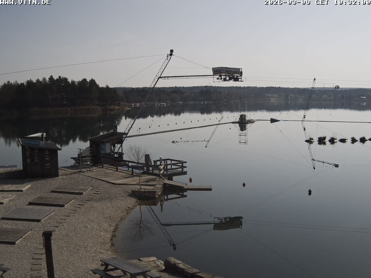 Archiv Foto Webcam Wakeboard- und Wasserskianlage am Steinberger See