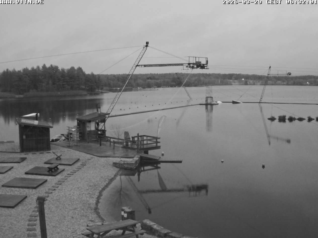 Archiv Foto Webcam Wakeboard- und Wasserskianlage am Steinberger See