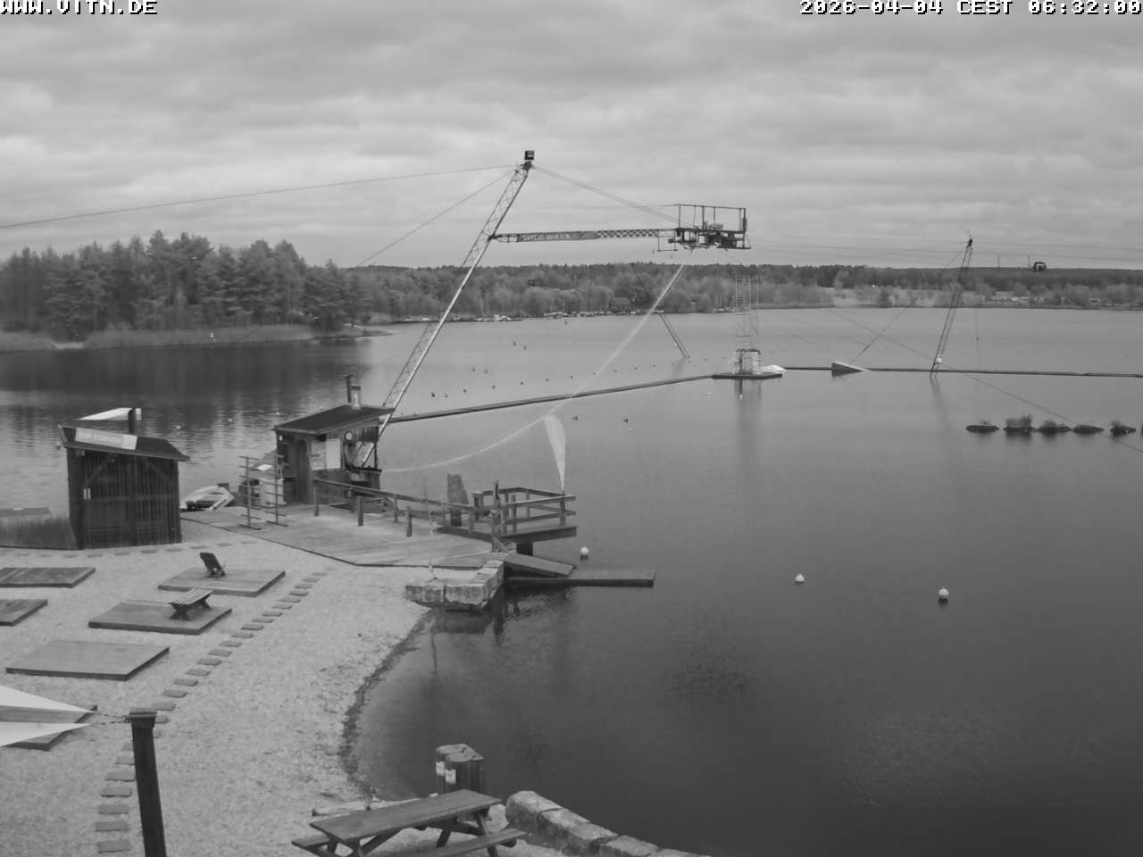 Archiv Foto Webcam Wakeboard- und Wasserskianlage am Steinberger See