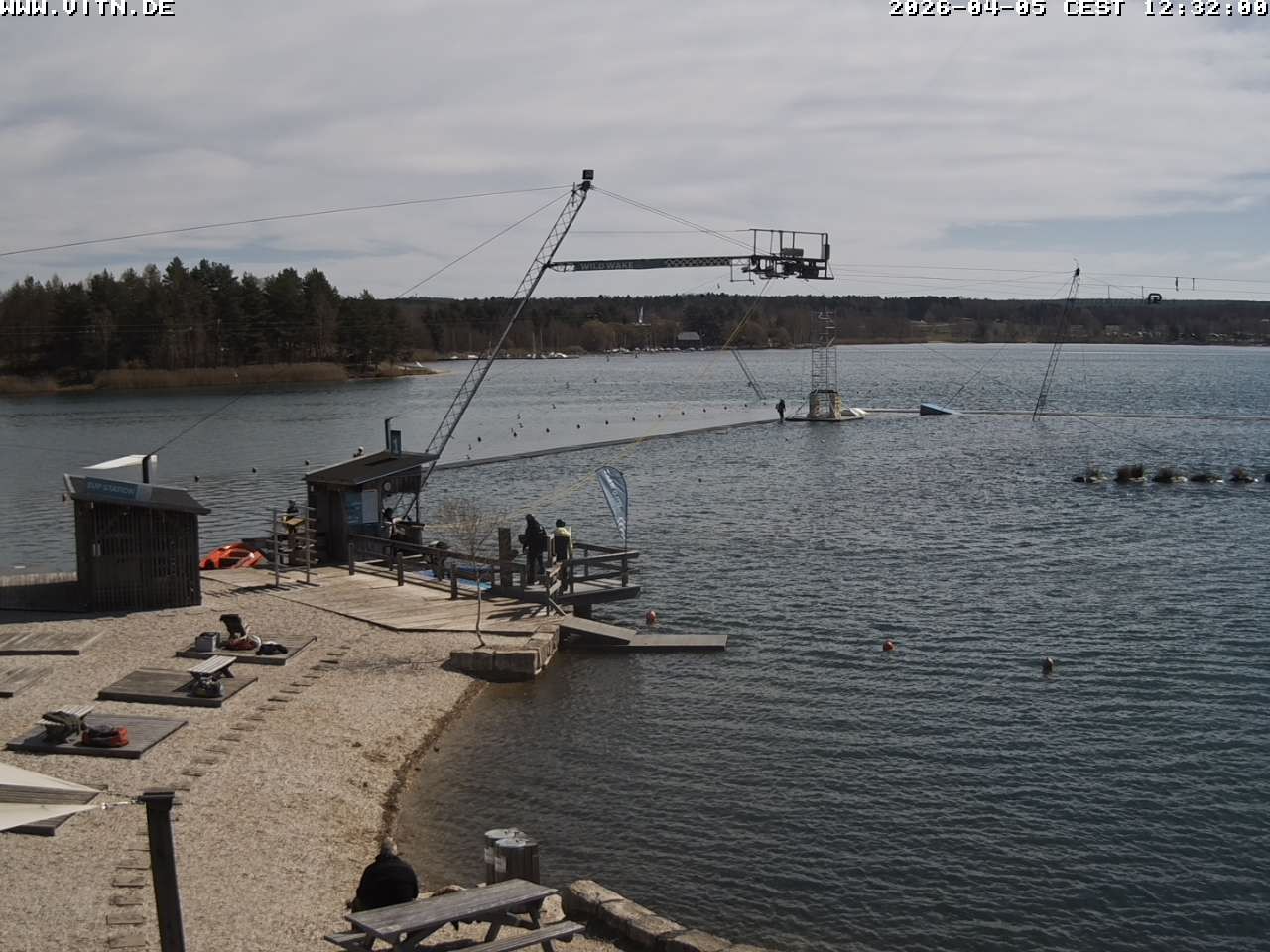 Archiv Foto Webcam Wakeboard- und Wasserskianlage am Steinberger See
