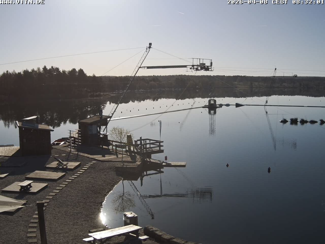 Archiv Foto Webcam Wakeboard- und Wasserskianlage am Steinberger See
