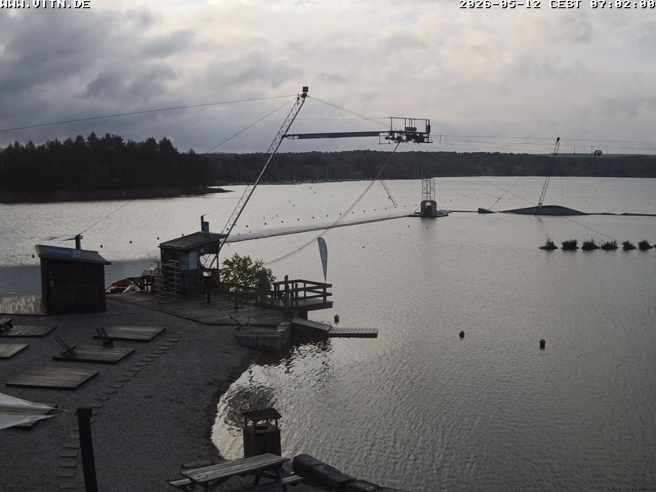 Archiv Foto Webcam Wakeboard- und Wasserskianlage am Steinberger See