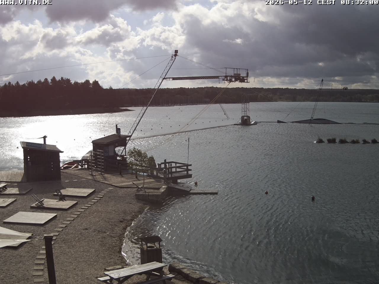 Archiv Foto Webcam Wakeboard- und Wasserskianlage am Steinberger See