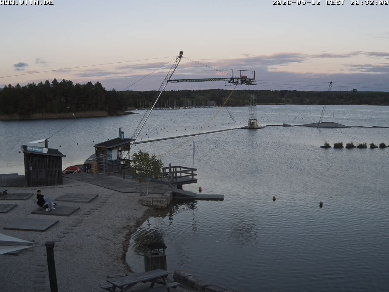 Archiv Foto Webcam Wakeboard- und Wasserskianlage am Steinberger See