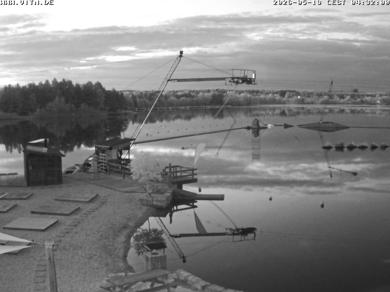 Archiv Foto Webcam Wakeboard- und Wasserskianlage am Steinberger See