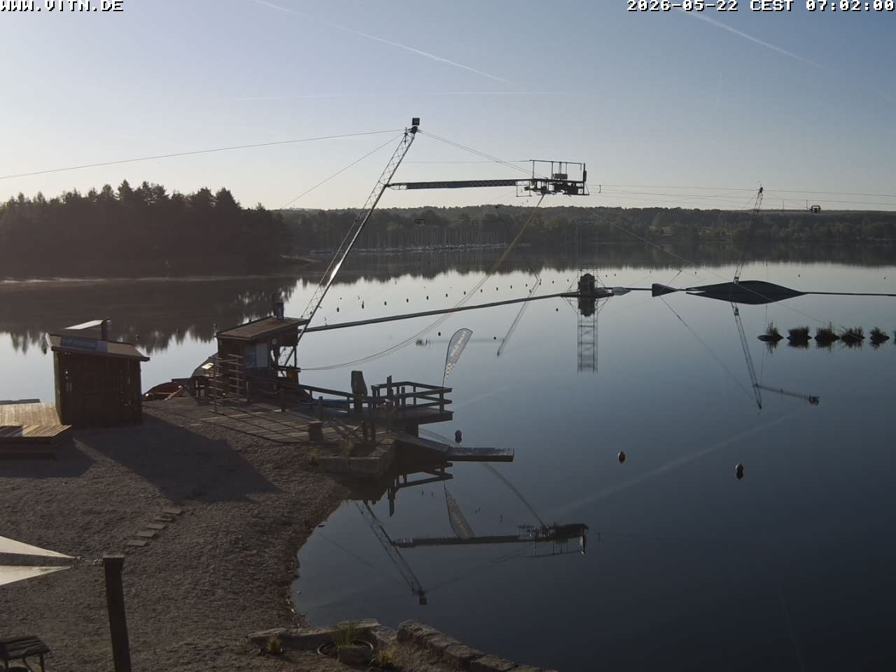 Archiv Foto Webcam Wakeboard- und Wasserskianlage am Steinberger See