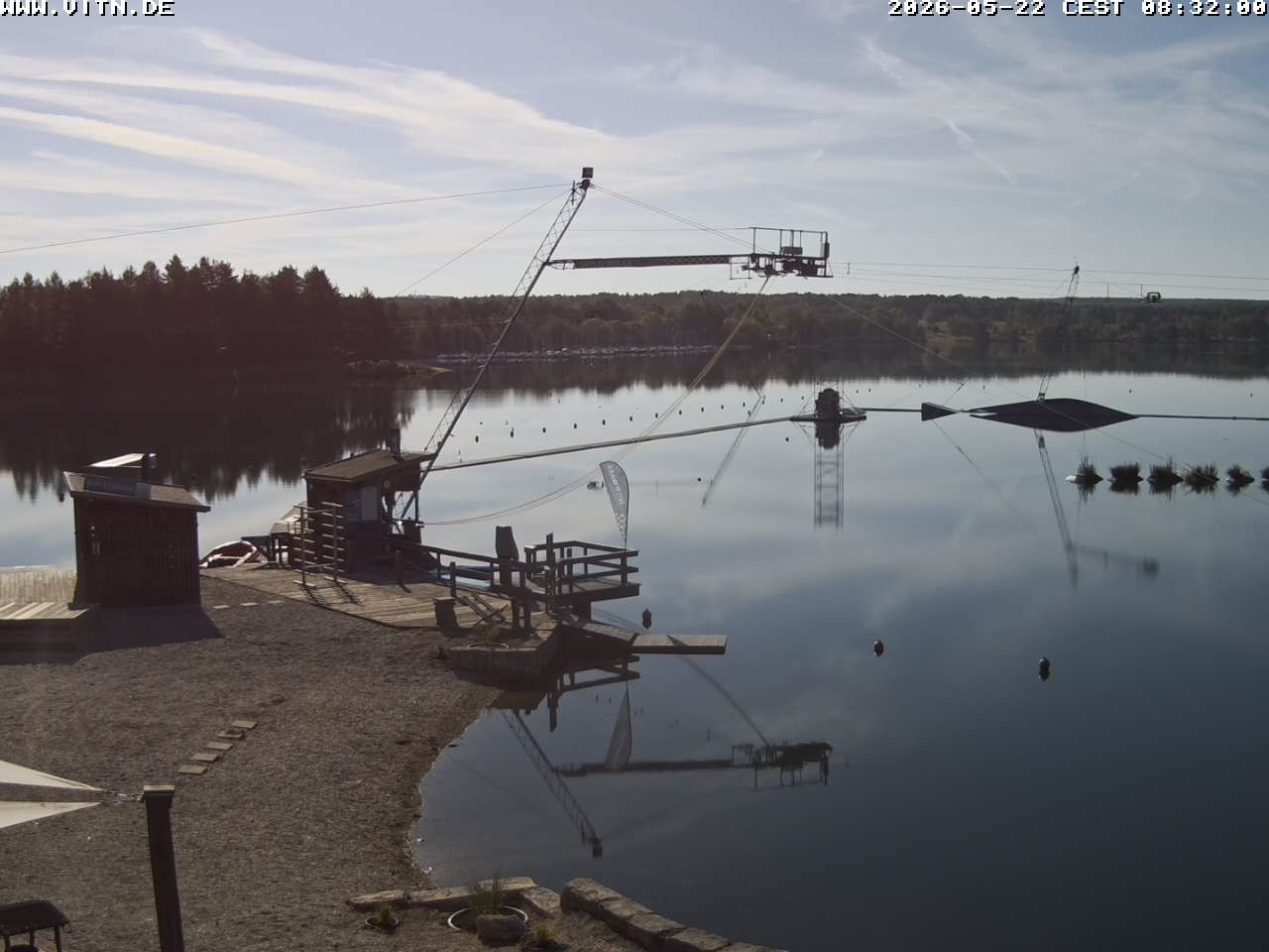 Archiv Foto Webcam Wakeboard- und Wasserskianlage am Steinberger See