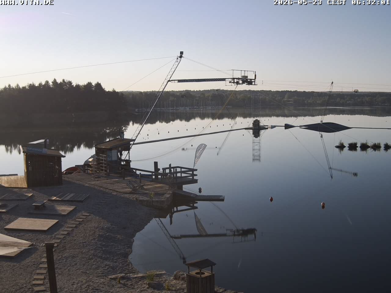Archiv Foto Webcam Wakeboard- und Wasserskianlage am Steinberger See
