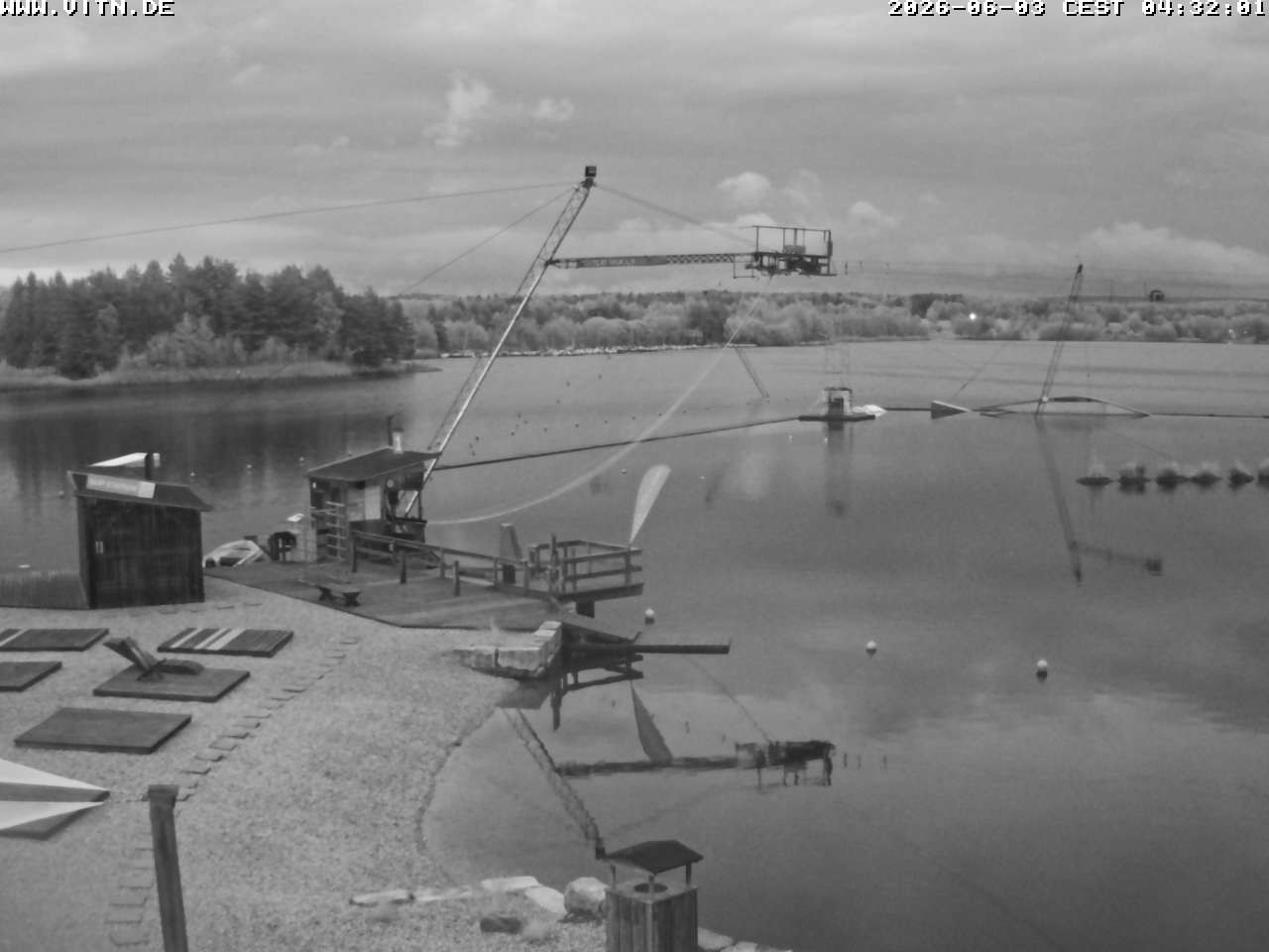 Archiv Foto Webcam Wakeboard- und Wasserskianlage am Steinberger See