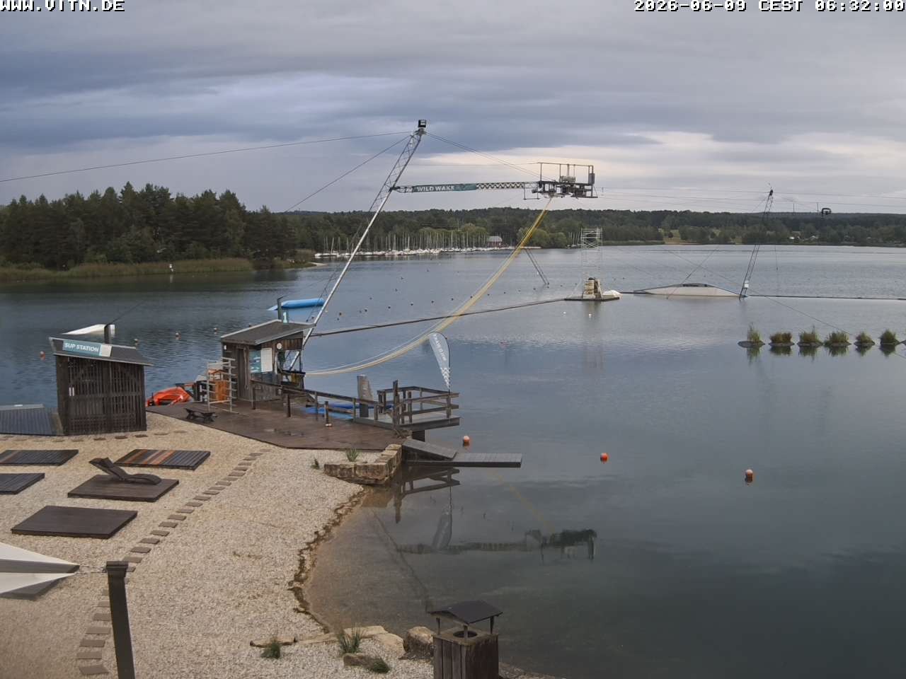 Archiv Foto Webcam Wakeboard- und Wasserskianlage am Steinberger See