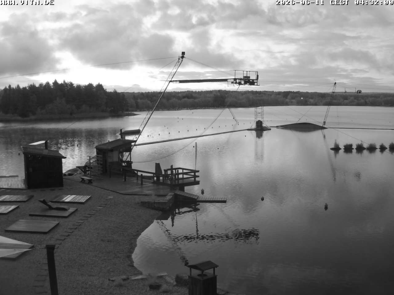 Archiv Foto Webcam Wakeboard- und Wasserskianlage am Steinberger See