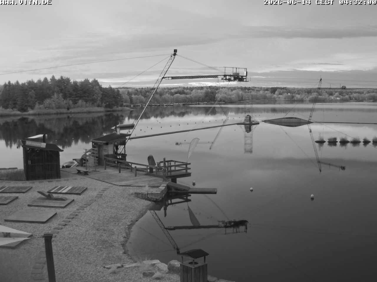 Archiv Foto Webcam Wakeboard- und Wasserskianlage am Steinberger See
