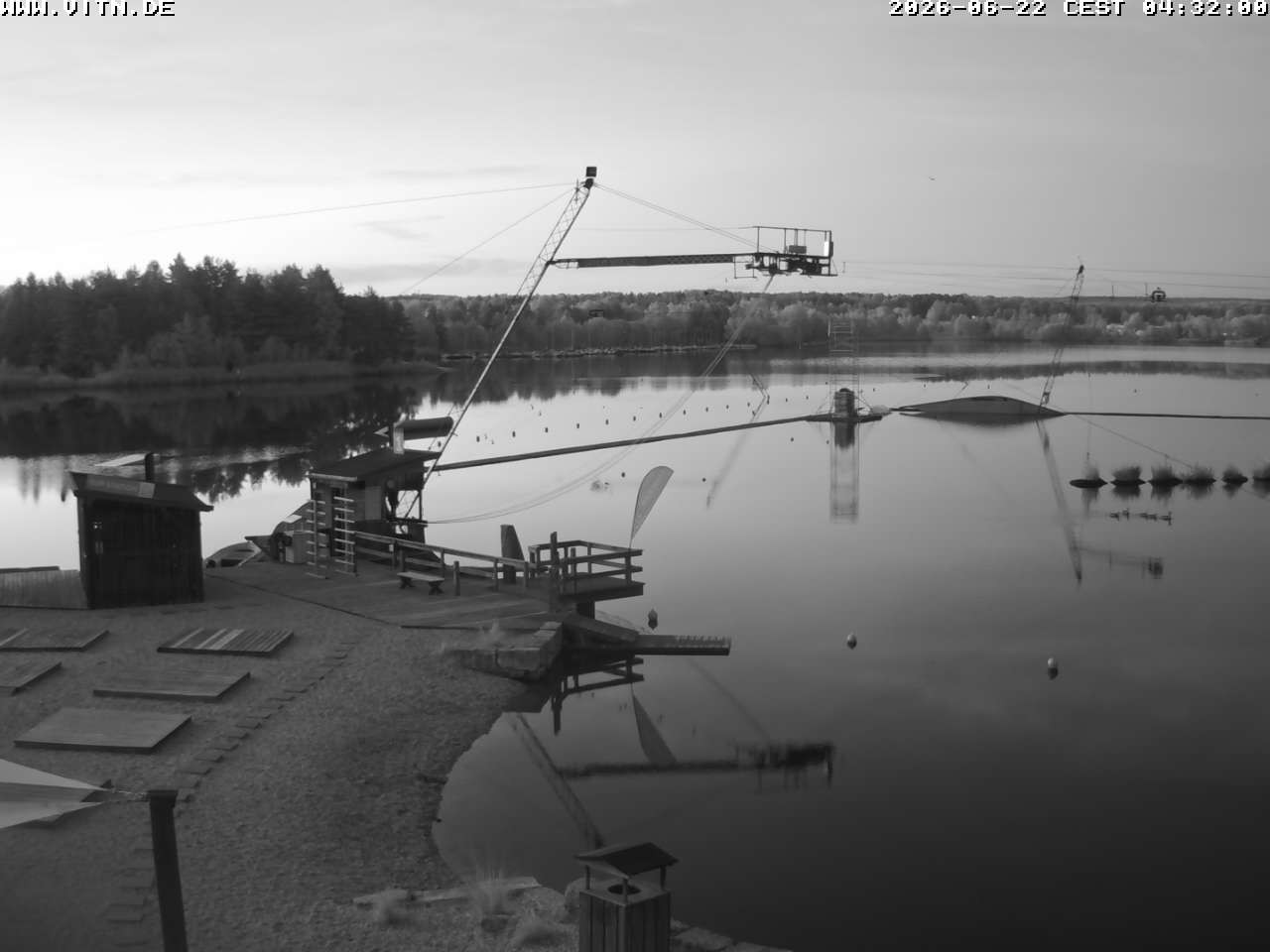 Archiv Foto Webcam Wakeboard- und Wasserskianlage am Steinberger See