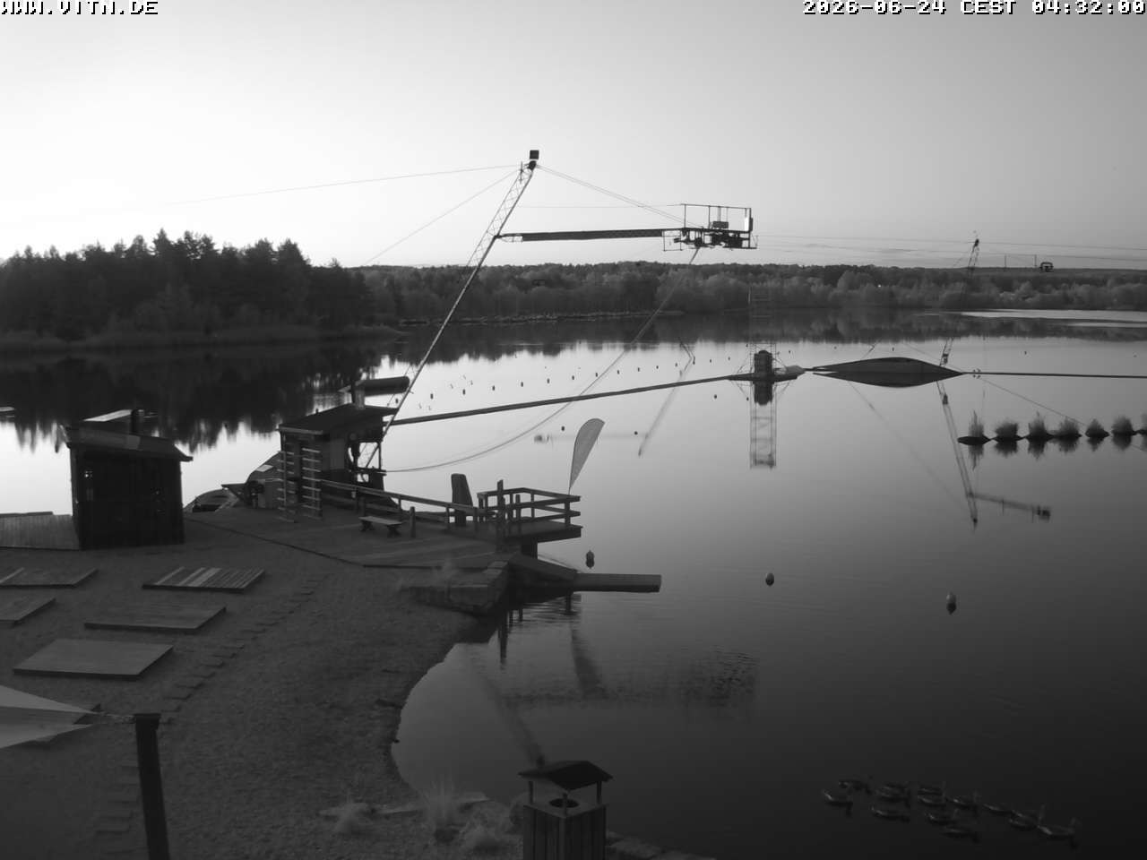 Archiv Foto Webcam Wakeboard- und Wasserskianlage am Steinberger See