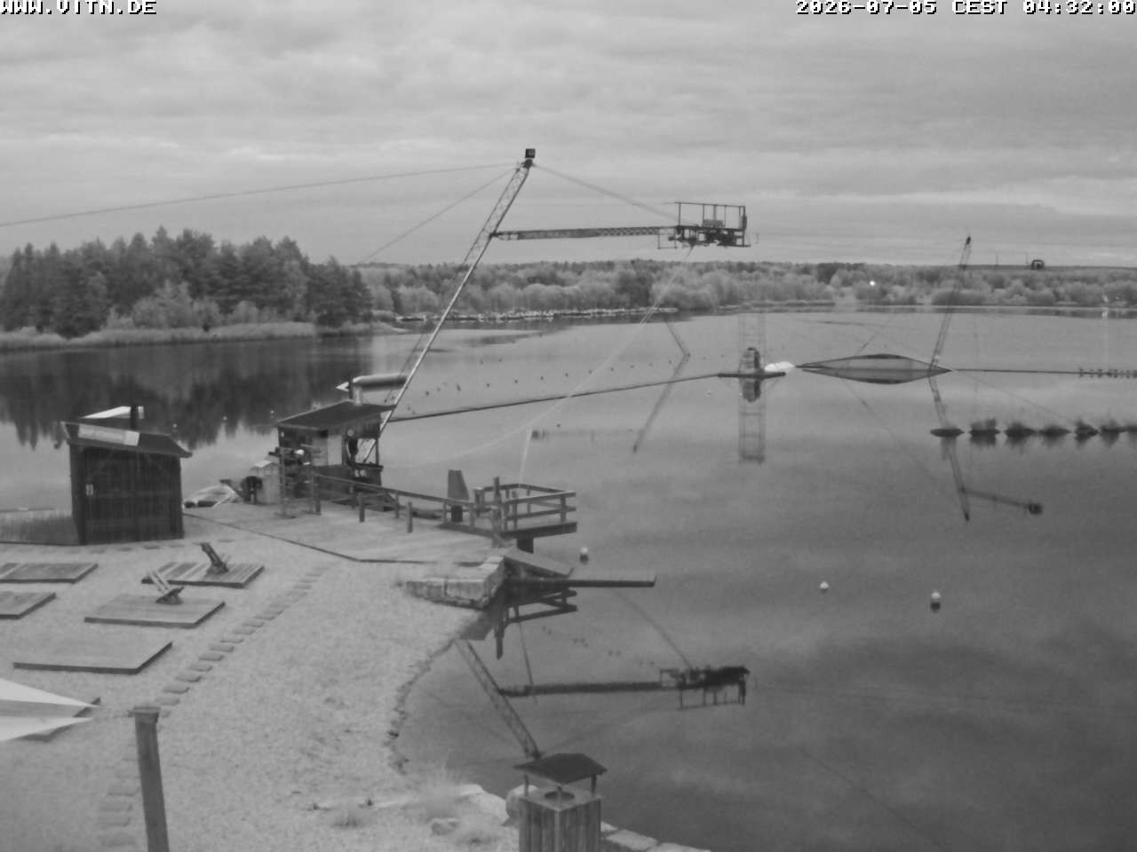 Archiv Foto Webcam Wakeboard- und Wasserskianlage am Steinberger See