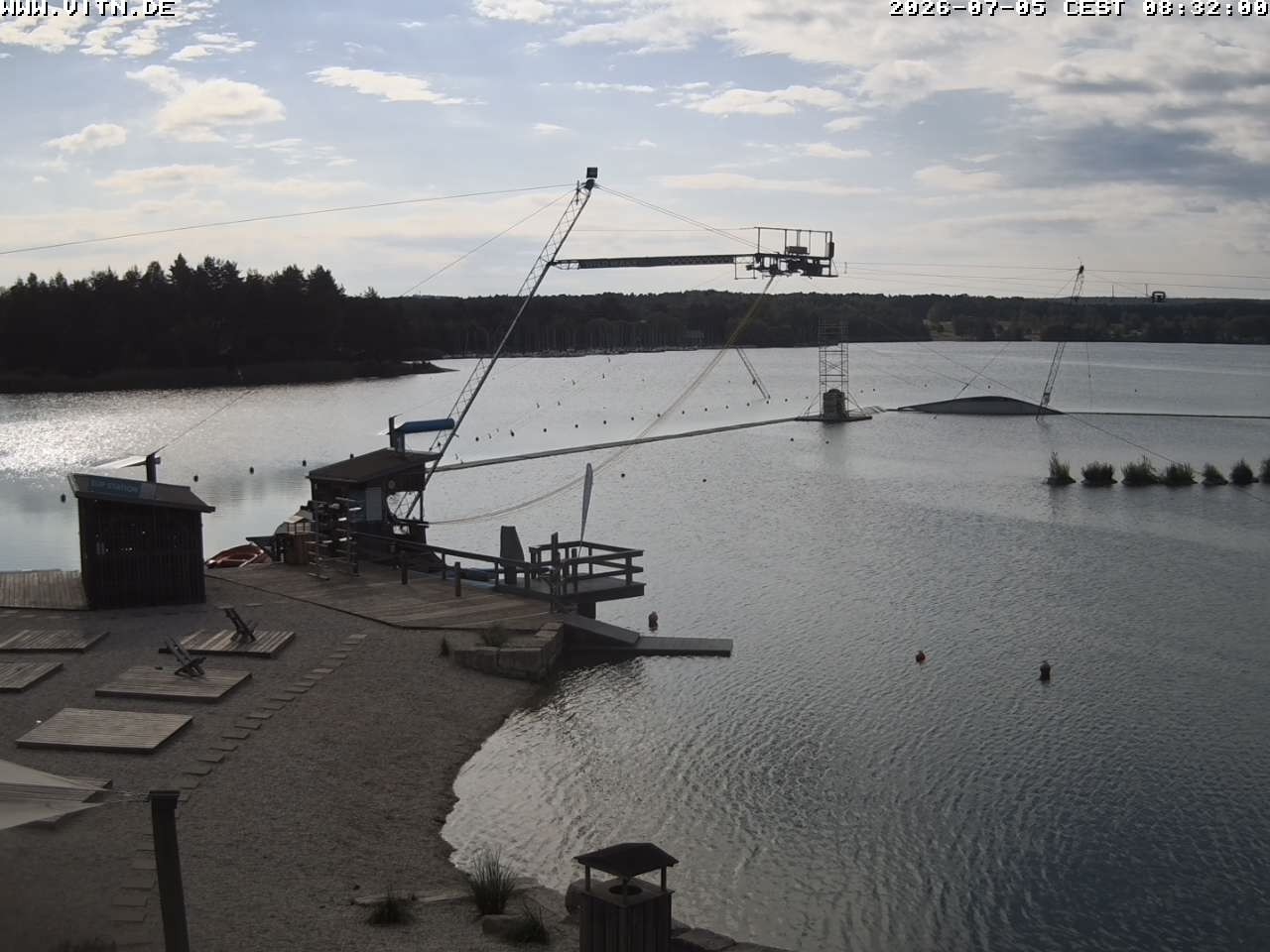 Archiv Foto Webcam Wakeboard- und Wasserskianlage am Steinberger See