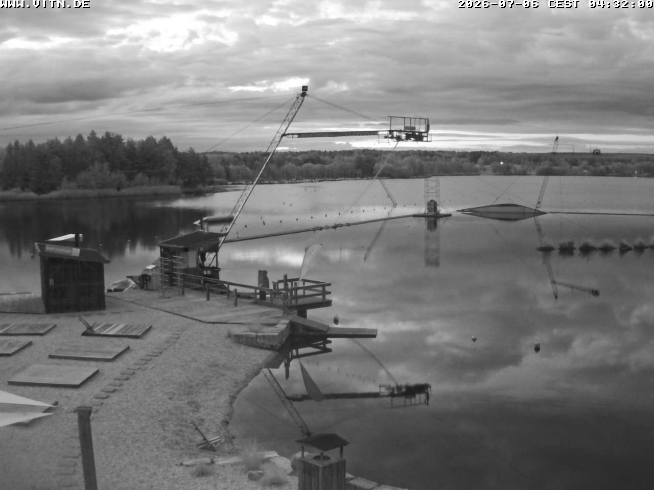 Archiv Foto Webcam Wakeboard- und Wasserskianlage am Steinberger See