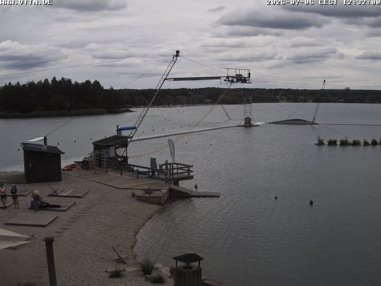 Archiv Foto Webcam Wakeboard- und Wasserskianlage am Steinberger See