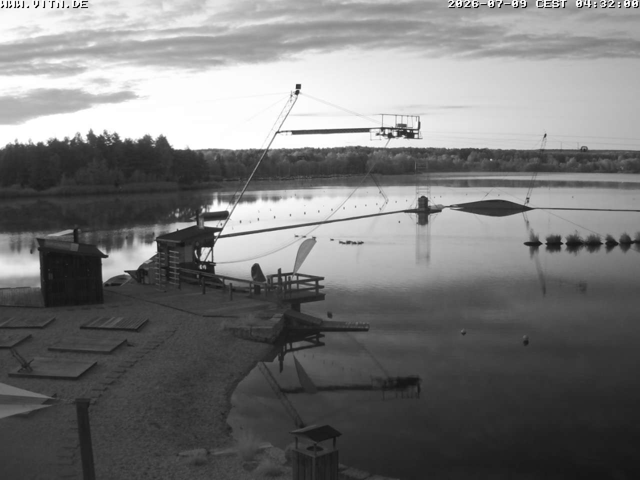 Archiv Foto Webcam Wakeboard- und Wasserskianlage am Steinberger See