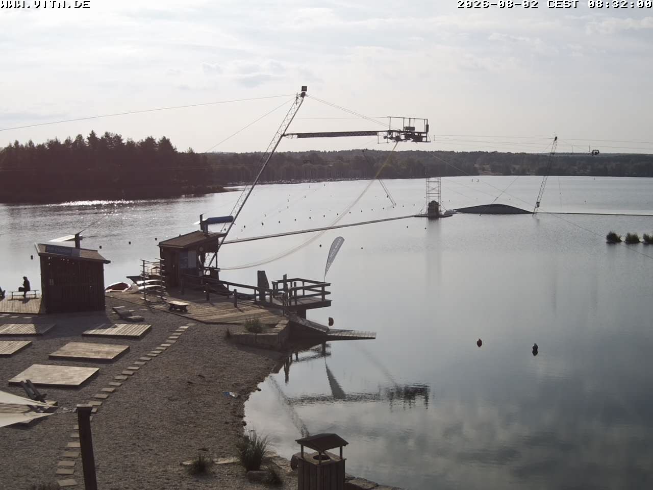 Archiv Foto Webcam Wakeboard- und Wasserskianlage am Steinberger See