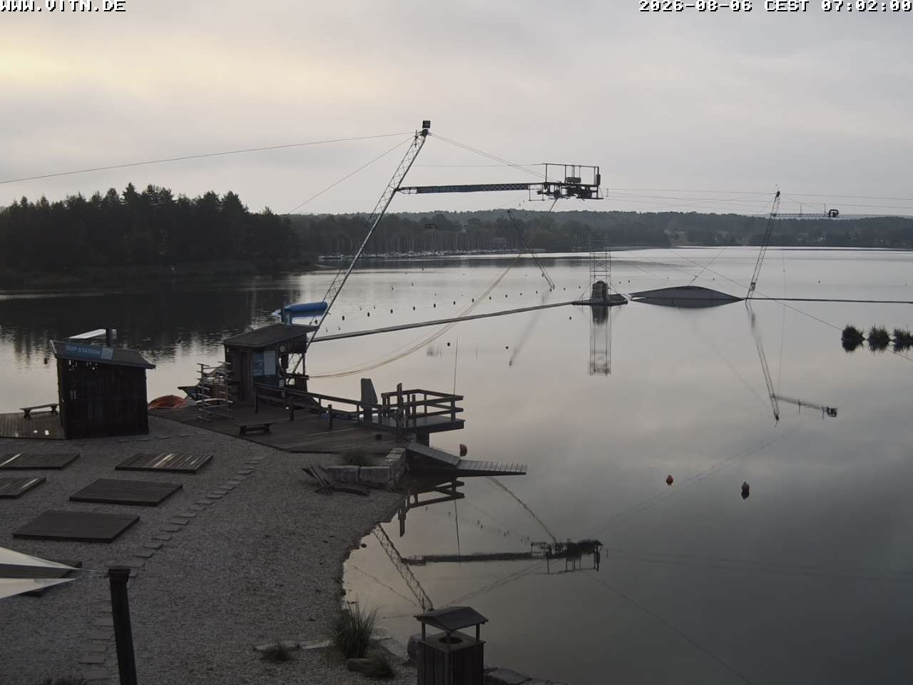 Archiv Foto Webcam Wakeboard- und Wasserskianlage am Steinberger See