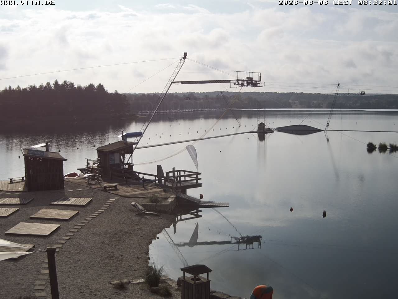 Archiv Foto Webcam Wakeboard- und Wasserskianlage am Steinberger See