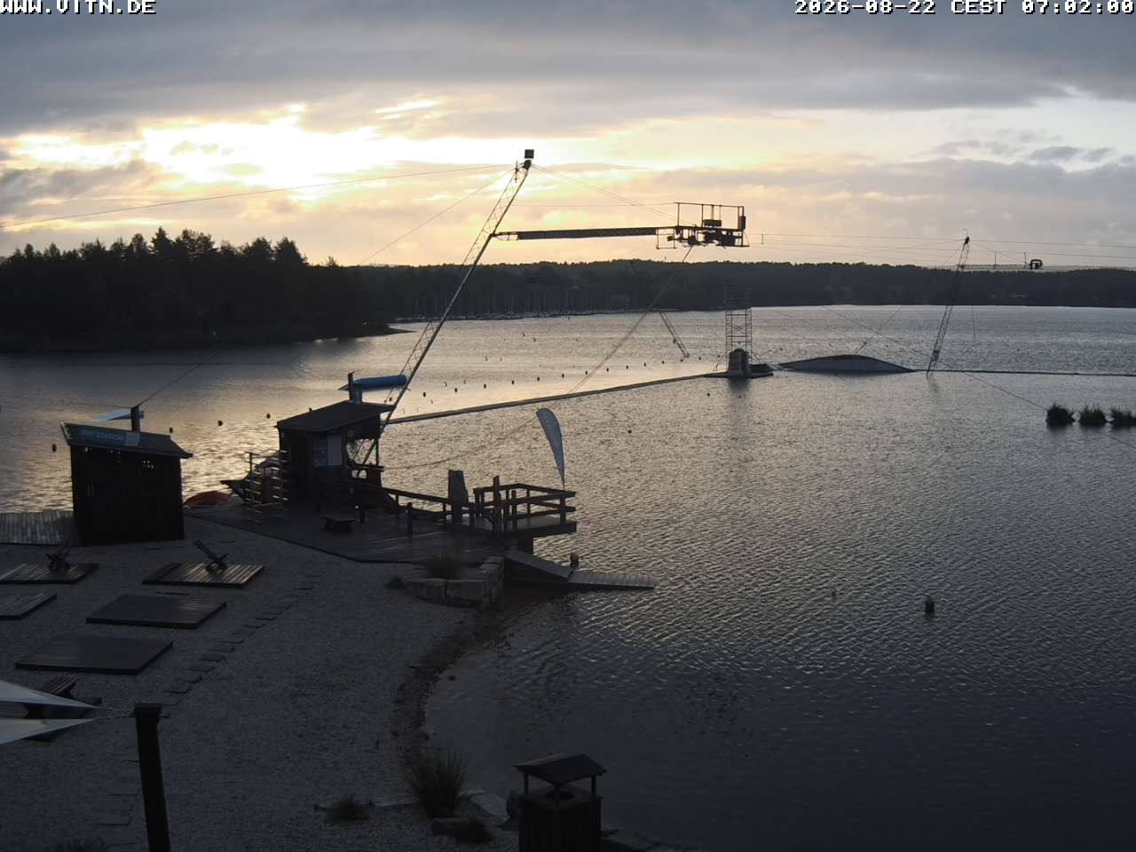Archiv Foto Webcam Wakeboard- und Wasserskianlage am Steinberger See
