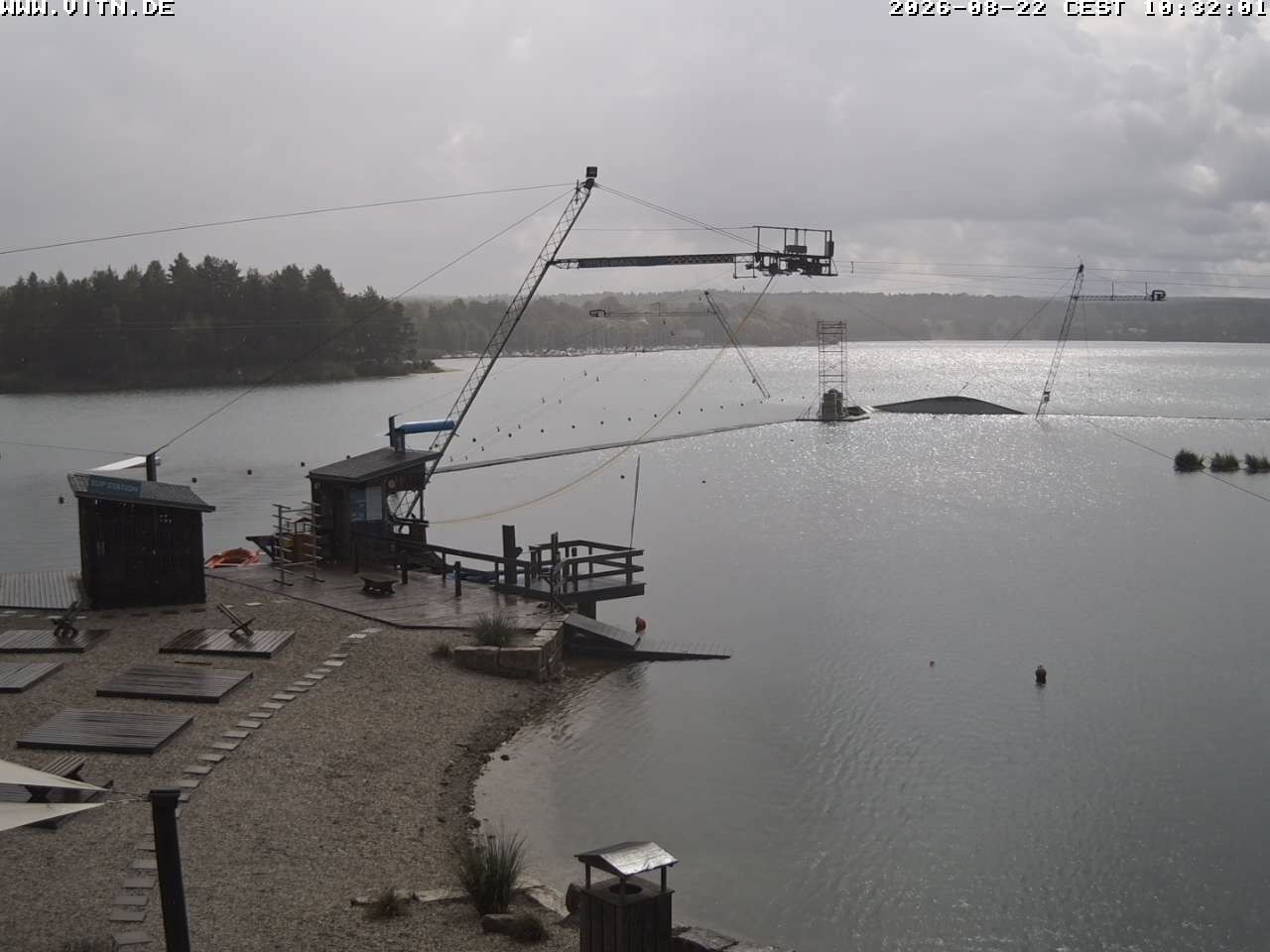 Archiv Foto Webcam Wakeboard- und Wasserskianlage am Steinberger See