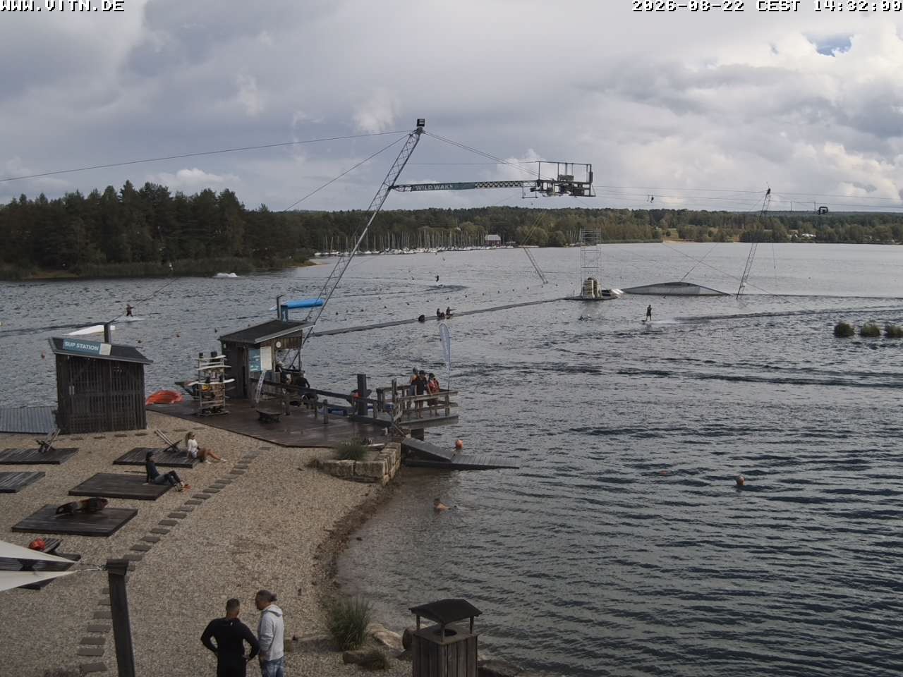 Archiv Foto Webcam Wakeboard- und Wasserskianlage am Steinberger See