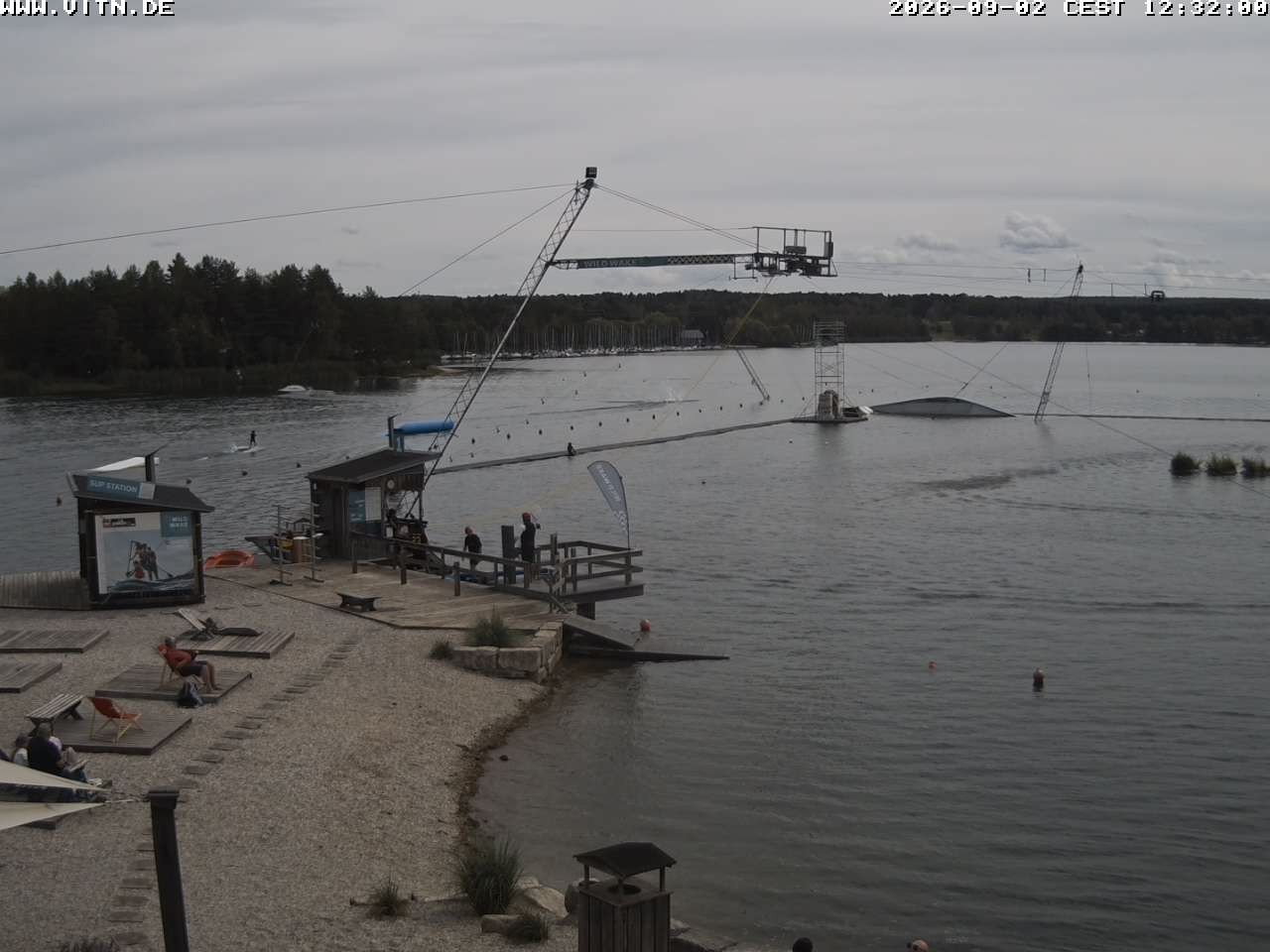 Archiv Foto Webcam Wakeboard- und Wasserskianlage am Steinberger See