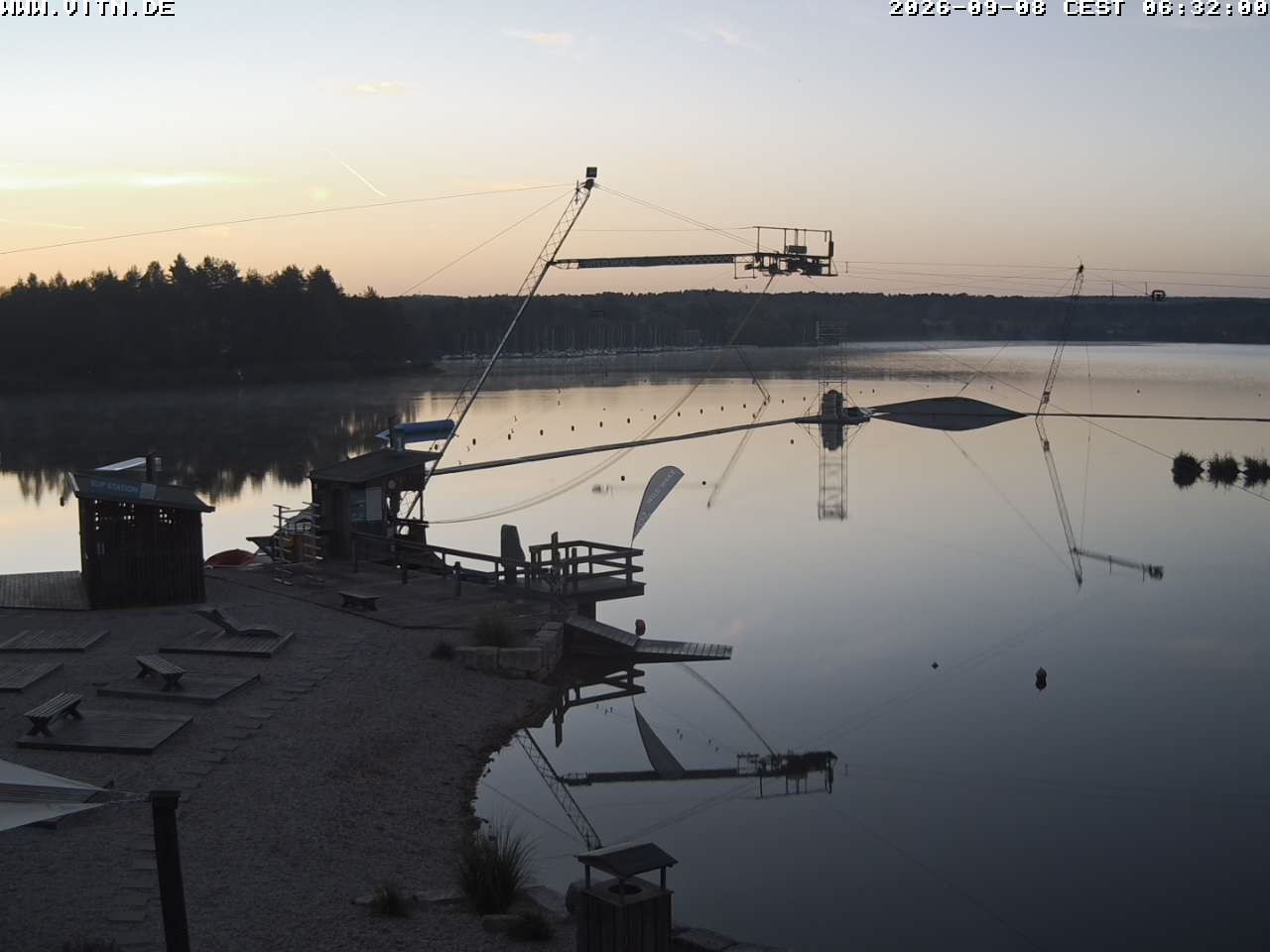 Archiv Foto Webcam Wakeboard- und Wasserskianlage am Steinberger See