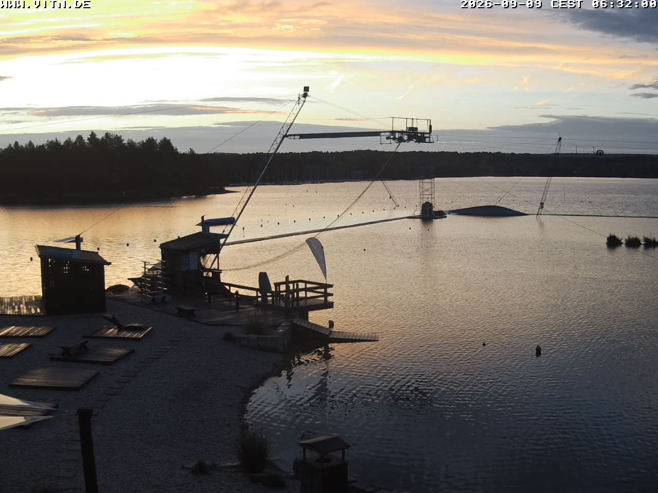 Archiv Foto Webcam Wakeboard- und Wasserskianlage am Steinberger See