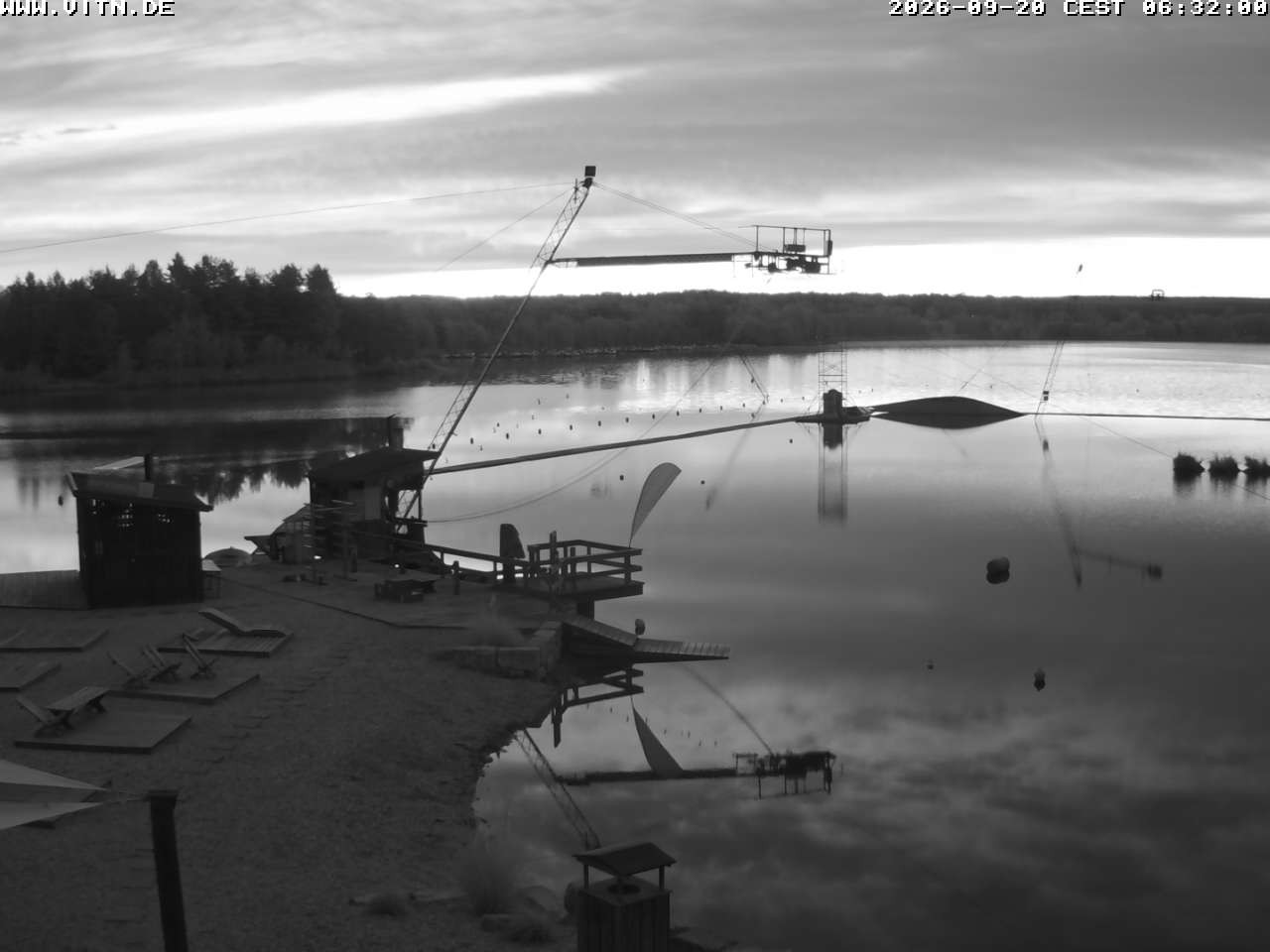 Archiv Foto Webcam Wakeboard- und Wasserskianlage am Steinberger See