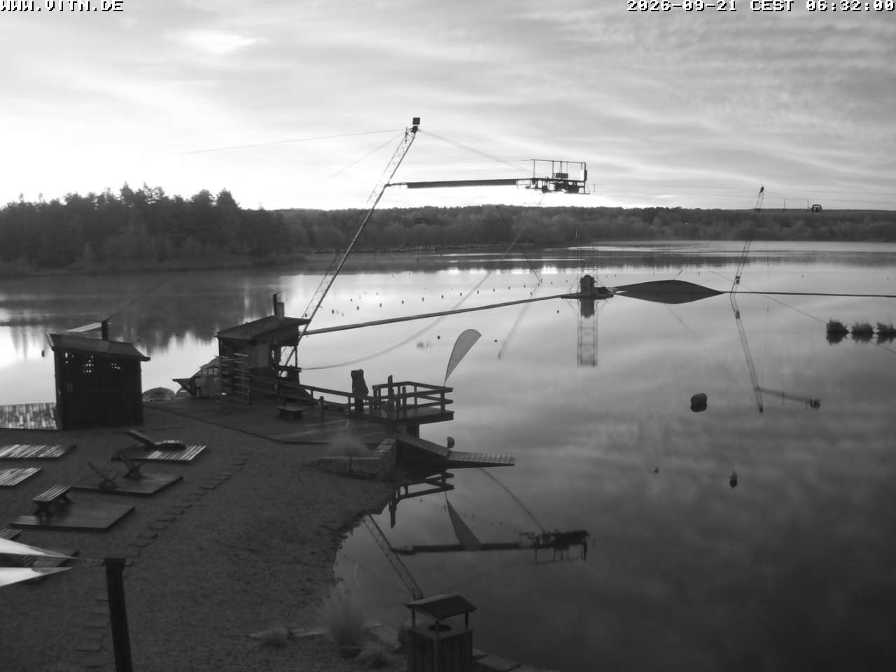 Archiv Foto Webcam Wakeboard- und Wasserskianlage am Steinberger See