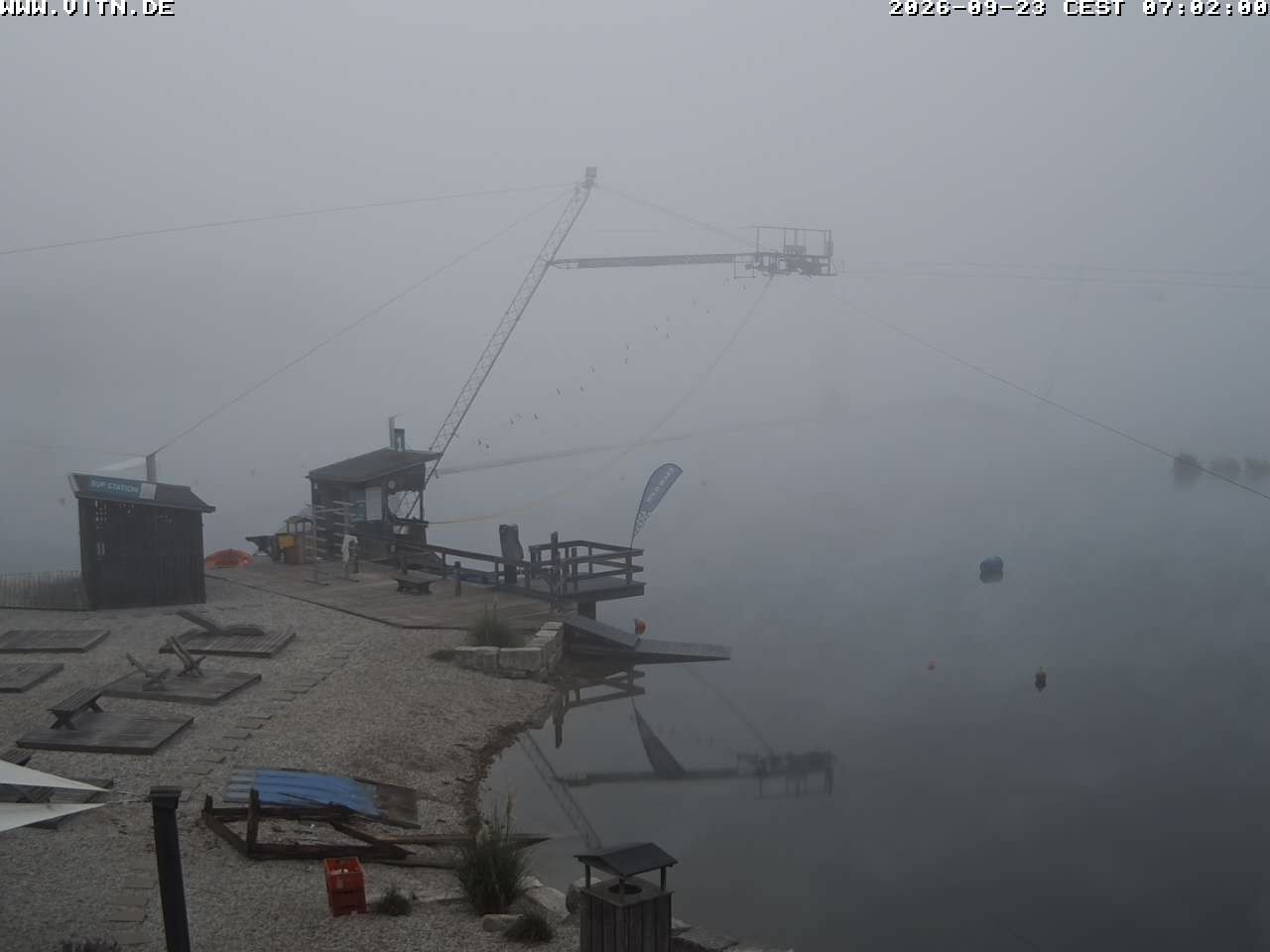 Archiv Foto Webcam Wakeboard- und Wasserskianlage am Steinberger See