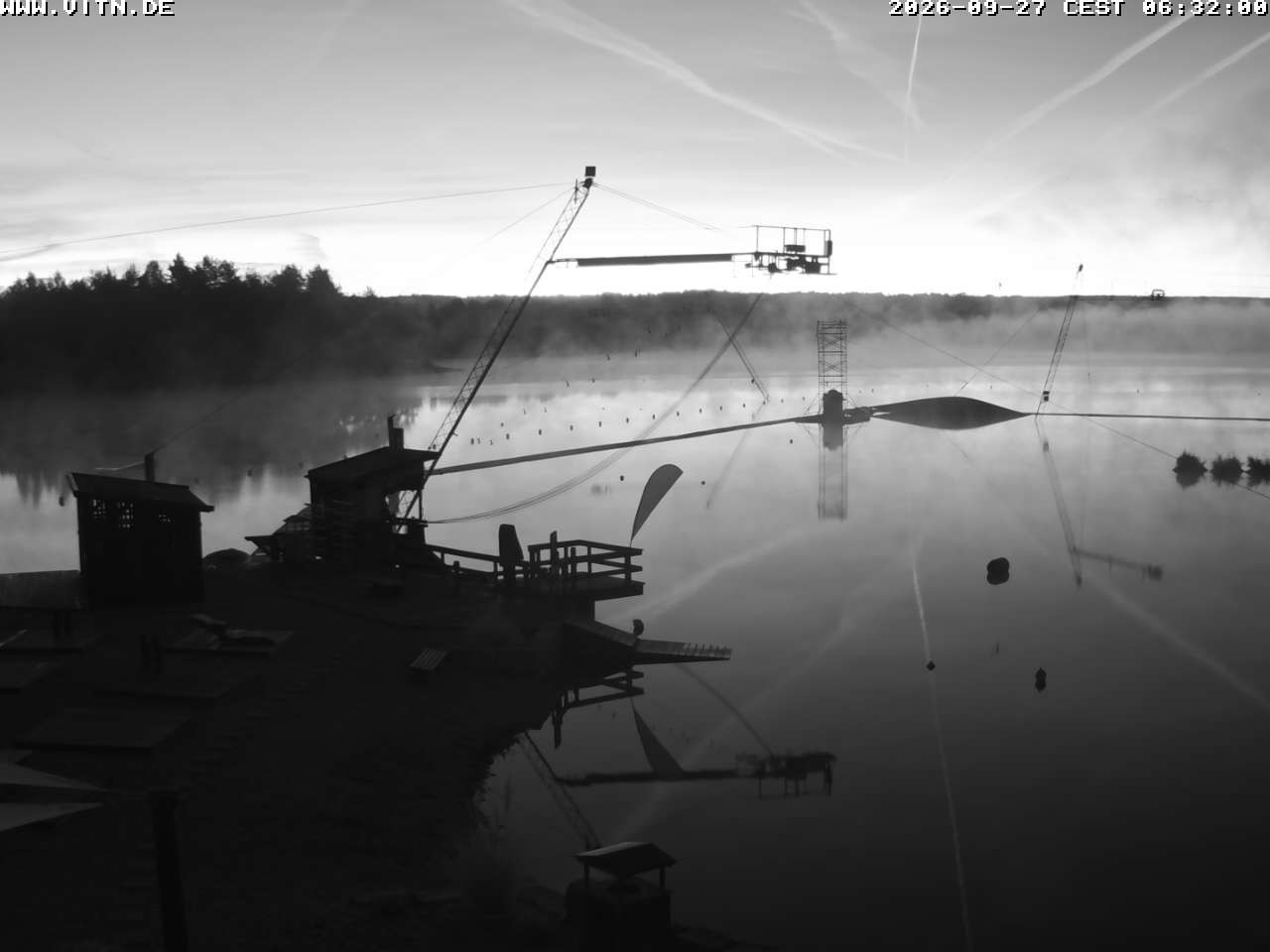Archiv Foto Webcam Wakeboard- und Wasserskianlage am Steinberger See